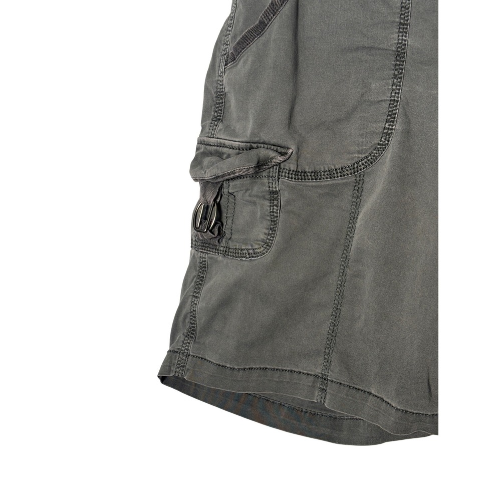 Sonoma Womens Cargo Shorts Size 10 Gray Utility Gorpcore Hiking Stretch Pockets - Picture 2 of 7